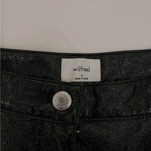 Aritzia Wilfred Melina Vegan Leather Pants - Picture 8 of 9